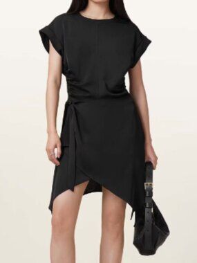 All Saints Riko Mini Black Dress